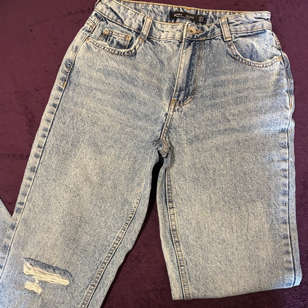 Bershka Blue Denim Jeans